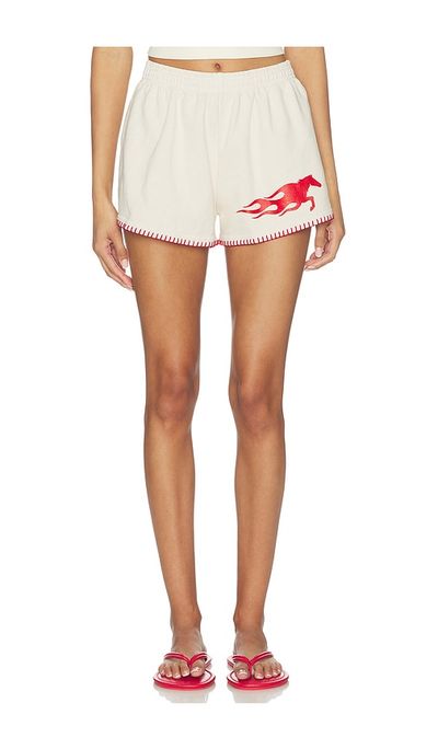 Darlin Darlin Hot Bronc Heavy Fleece Short