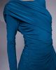 Daska Daska wrap maxi dress in teal-Blue - 4