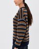 Daughter &Daughter Balla Slouch Crewneck Sweater Navy/Vicuna/Derby Grey - 4
