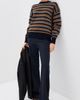 Daughter &Daughter Balla Slouch Crewneck Sweater Navy/Vicuna/Derby Grey - 5