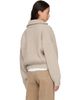 &Daughter &Daughter Beige Rowan Rib Half Zip Sweater - 3