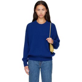&Daughter &Daughter Blue Innes Slouch Crewneck Sweater