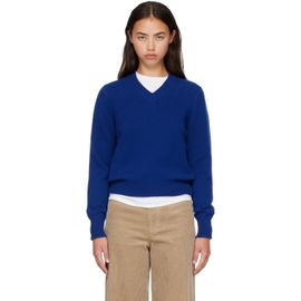 &Daughter &Daughter Blue Sligo V-Neck Sweater