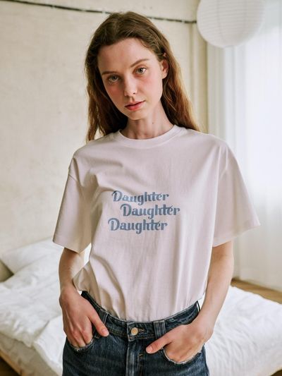 DAUGHTER Daughter Daughter Daughter T-Shirt - Blue