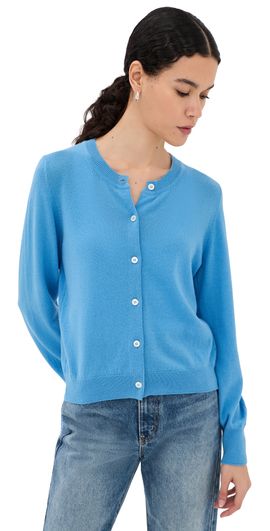 Daughter &Daughter Enya Cashmere Cardigan Blue