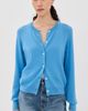 Daughter &Daughter Enya Cashmere Cardigan Blue - 3