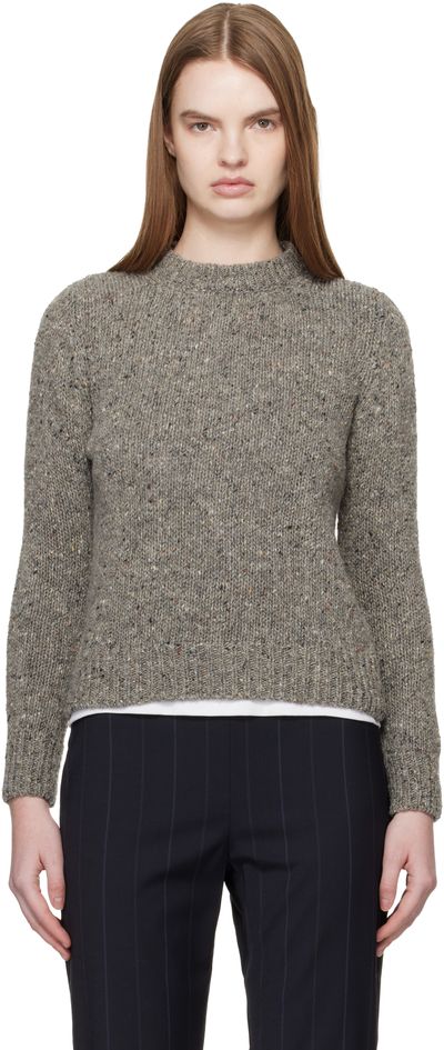 &Daughter &Daughter Gray Arden Donegal Sweater