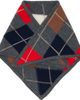&Daughter &Daughter Gray Argyle Foulard Scarf - 1