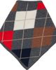 &Daughter &Daughter Gray Argyle Foulard Scarf - 2