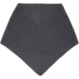 &Daughter &Daughter Gray Fionn XL Cashmere Foulard Scarf
