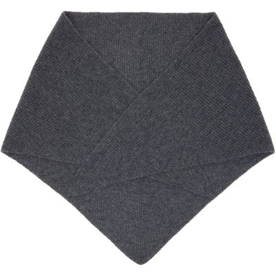 &Daughter &Daughter Gray Fionn XL Cashmere Foulard Scarf