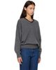 &Daughter &Daughter Gray Innes Slouch V-Neck Sweater - 2