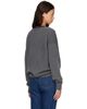 &Daughter &Daughter Gray Innes Slouch V-Neck Sweater - 3
