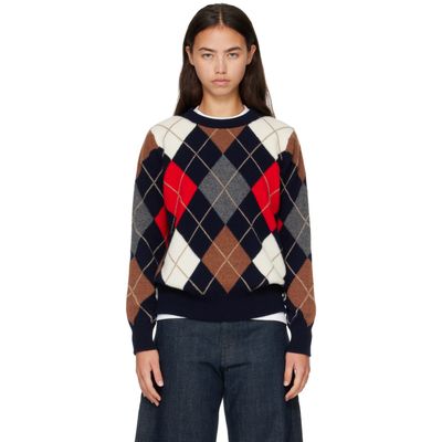 &Daughter &Daughter Multicolor Ava Crewneck Sweater