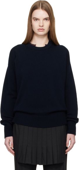 &Daughter &Daughter Navy Innes Slouch Sweater