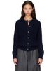 &Daughter &Daughter Navy Rooney Rib Cardigan - 1