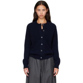 &Daughter &Daughter Navy Rooney Rib Cardigan