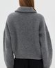 Daughter &Daughter The Chunky Rib Quarter Zip Derby Grey - 3