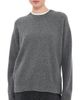 Daughter &Daughter The Innes Slouch Wool Crewneck Pullover Derby Grey - 1