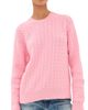 Daughter &Daughter Wool Cable Knit Pullover Pale Pink - 1