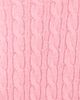 Daughter &Daughter Wool Cable Knit Pullover Pale Pink - 6