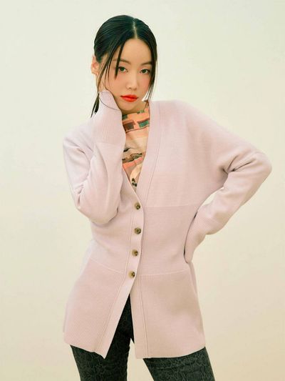 DAUGHTER Drop Shoulder Wool Cardigan_2 Colors