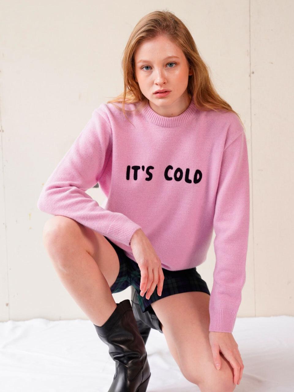 DAUGHTER ITS COLD Embroidered Wool Pullover_2 Colors