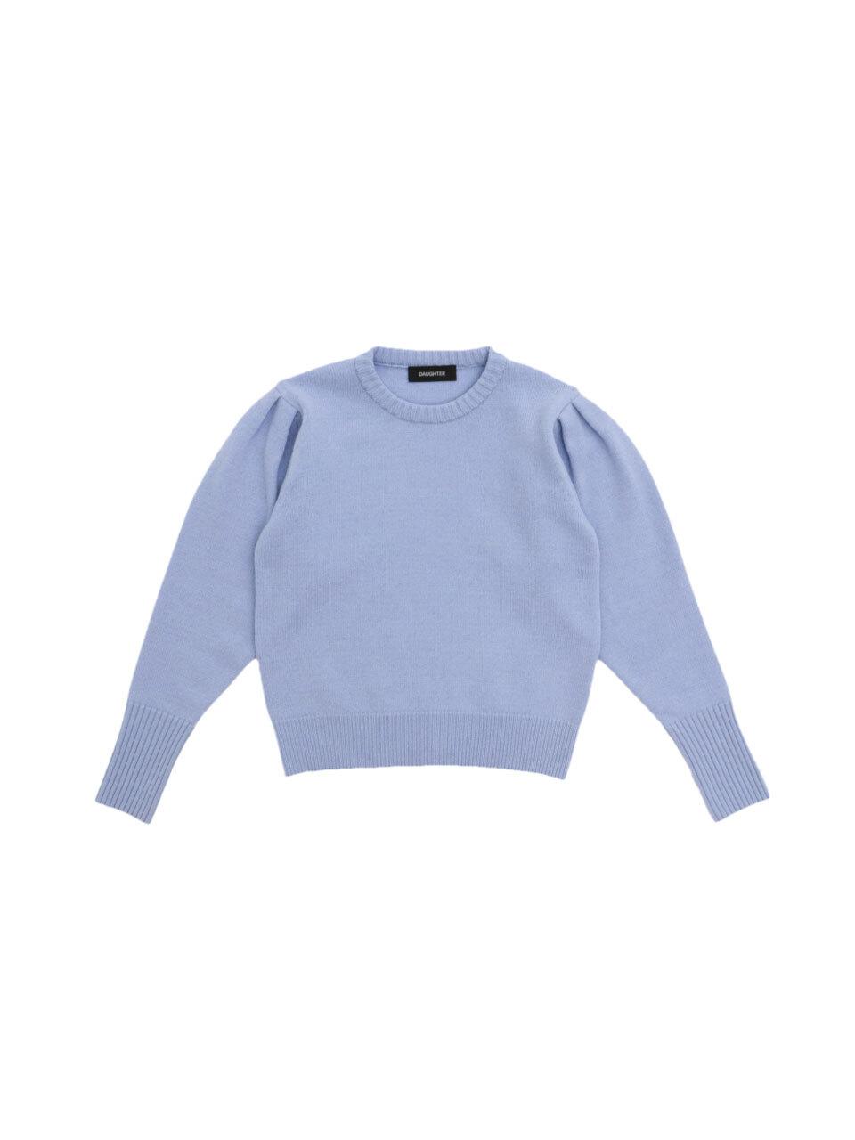 DAUGHTER Puff Shoulder Wool Pullover_2 Colors