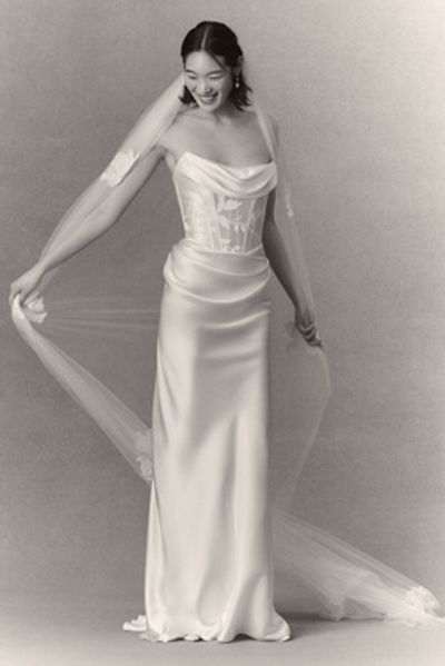 Daughters of Simone Rose Cathedral Veil Jacket