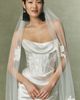 Daughters of Simone Rose Cathedral Veil Jacket - 2