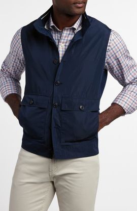 David Donahue David Donahue Merino Wool Blend Flight Vest