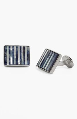 David Donahue David Donahue Mother-of-Pearl & Sodalite Cuff Links
