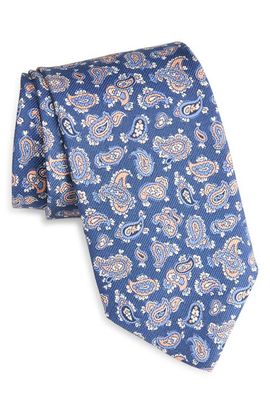 David Donahue David Donahue Paisley Print Silk Tie