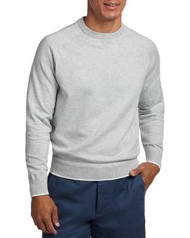 David Donahue David Donahue South Point Cotton Silk Crewneck Sweater