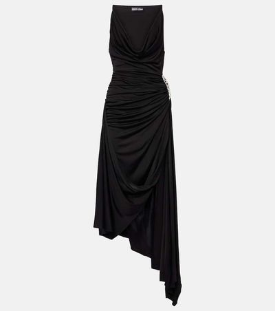 David Koma David Koma Asymmetric crystal-embellished gown