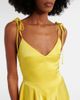 David Koma David Koma Asymmetric draped satin minidress - 4