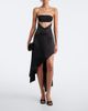 David Koma David Koma Asymmetric mesh-paneled midi dress - 2
