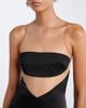 David Koma David Koma Asymmetric mesh-paneled midi dress - 3