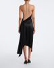 David Koma David Koma Asymmetric mesh-paneled midi dress - 5
