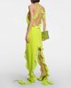 David Koma David Koma Asymmetric ruffled midi dress - 3