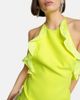 David Koma David Koma Asymmetric ruffled midi dress - 4