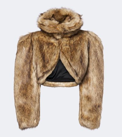 David Koma David Koma Cropped turtleneck jacket