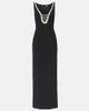 David Koma David Koma Crystal-embellished cady gown - 1