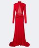 David Koma David Koma Cutout ruched jersey gown - 1