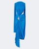 David Koma David Koma Draped embellished tulle midi dress - 1