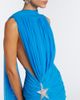David Koma David Koma Draped embellished tulle midi dress - 3