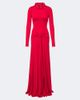 David Koma David Koma Draped floral-appliqué gown - 1