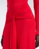 David Koma David Koma Draped floral-appliqué gown - 5