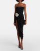 David Koma David Koma Embellished draped wool-blend corset dress - 2