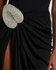 David Koma David Koma Embellished draped wool-blend corset dress - 4